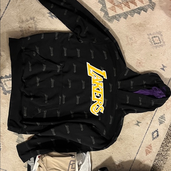 Mitchell & Ness Other - Mitchell & Ness Black and Purple Lakers Hoodie